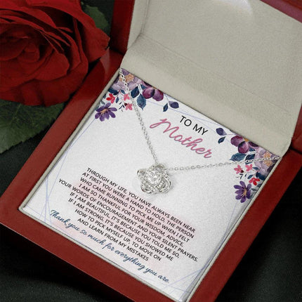 To My Mother - Thank You So Much For EveryThing You Are - Necklace SO70V - Charming Present