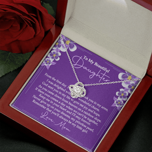 To My Beautiful Daughter - You'll Alway Be My Little Girl - Necklace SO76V