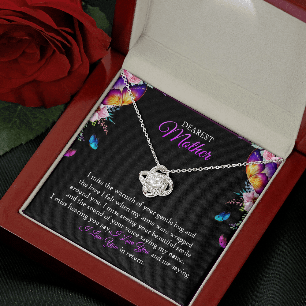 To My Mom In Heaven - I Miss The Warmth Of Your Gentle Hug - Necklace SO90V