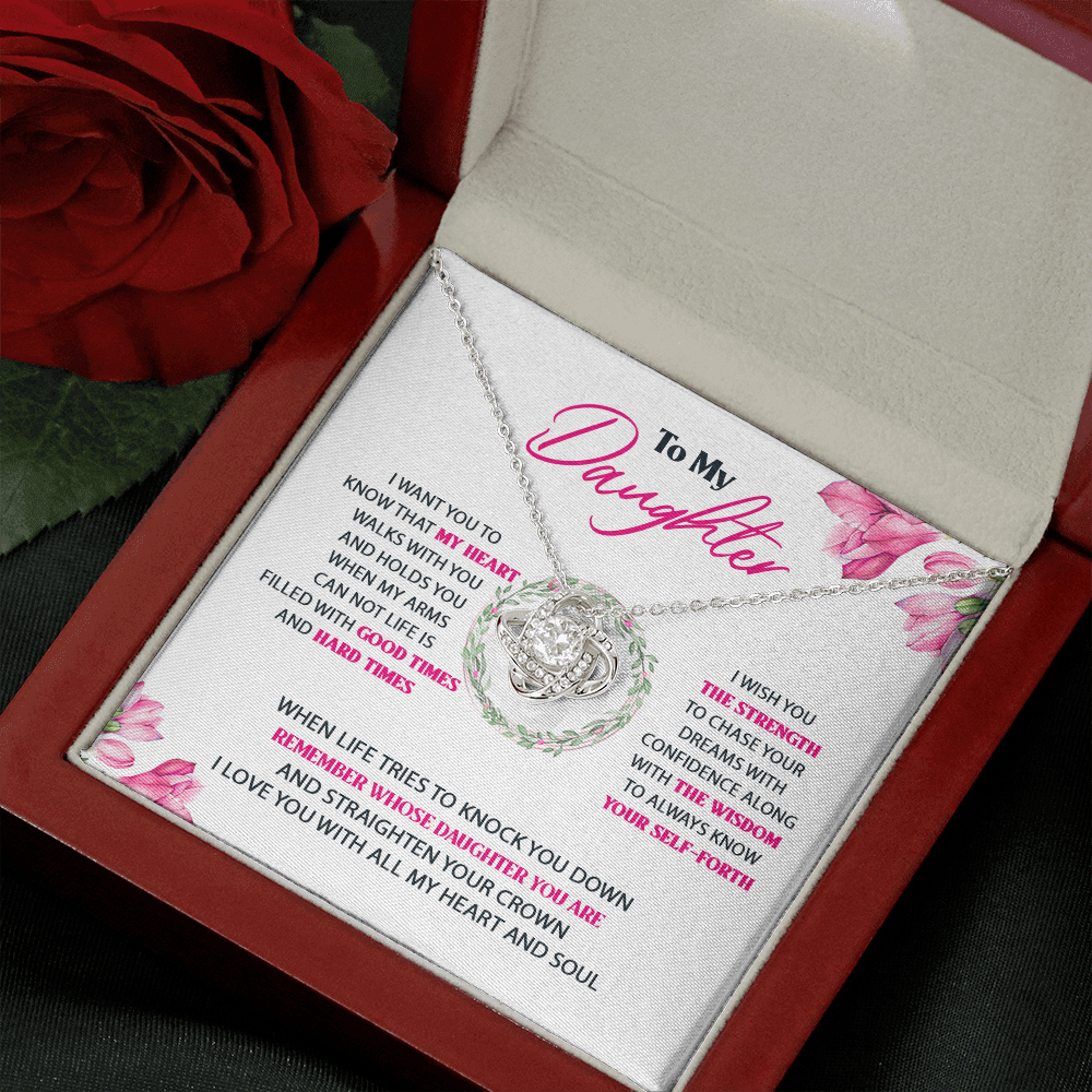 To My Daughter - My Heart Walks With You - Necklace SO64T