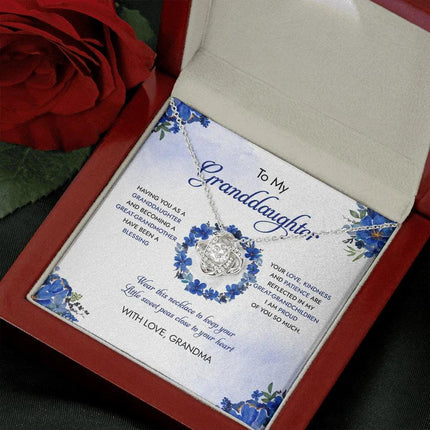 To My Granddaughter - I Am Proud Of You So Much - Necklace SO97 - Charming Present