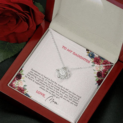 To My Daughter You Will Always Be My Girl Necklace SO73 - Charming Present