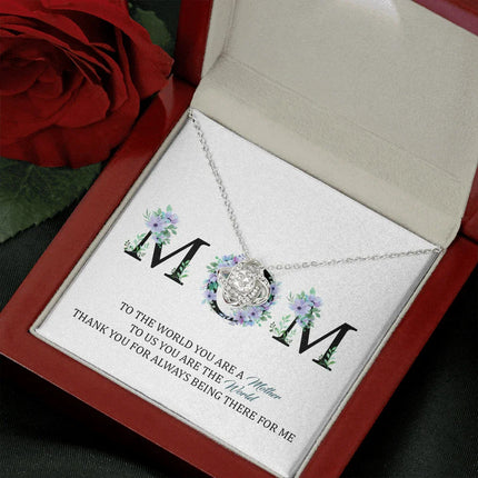 MOM - Thank You For Always Being There For Me - Necklace SO89T - Charming Present