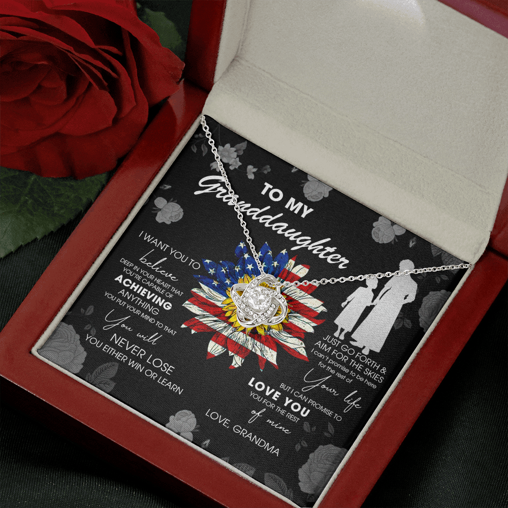 To My Granddaughter - Just Go Forth & Aim For The Skies - Necklace DR08