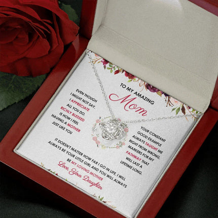 To My Mother - You Will Always Be My Loving Mother - Necklace SO58V - Charming Present
