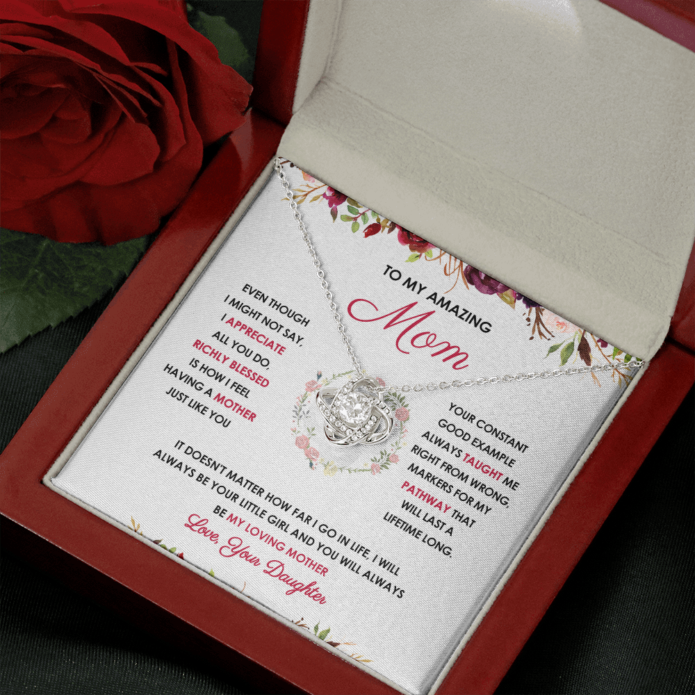To My Mother - You Will Always Be My Loving Mother - Necklace SO58V