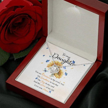 To My Daughter You're The Love Of My Life Necklace SO70 - Charming Present