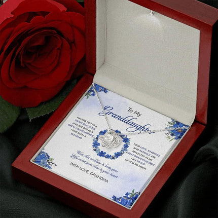 To My Granddaughter - I Am Proud Of You So Much - Necklace SO97 - Charming Present