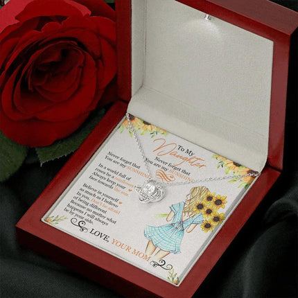 To My Daughter - You Are My Sunshine - Necklace SO137T - Charming Present