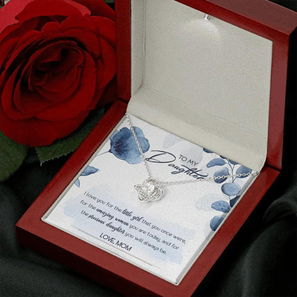 To My Daughter - I Love You For The Little Girl - Necklace SO01T - Charming Present