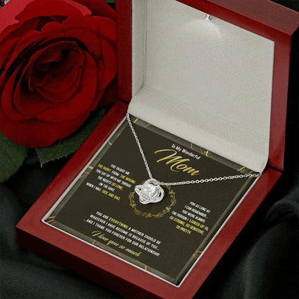 To The Best Mom - The Person I Looked Up To - Necklace SO41T - Charming Present