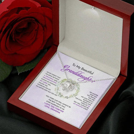 To My Granddaughter You Will Always Be An Amazing Child - Necklace SO91 - Charming Present