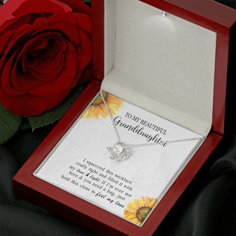 To My Granddaughter - Feel My Love - Necklace DR10