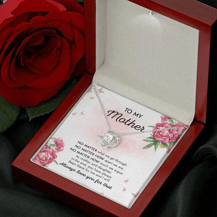 To My Mom I Will Always Love You - Necklace SO79 - Charming Present