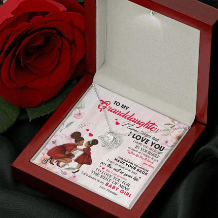 To My Granddaughter - You Will Always Be My Baby Girl - Necklace DR09 - Charming Present
