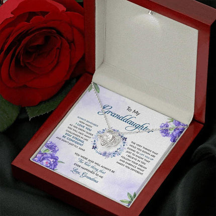 To My Granddaughter You Were And Will Always Be The Best Thing - Necklace SO92 - Charming Present