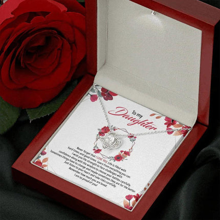 To My Daughter - Remember How Much You Are Loved - Necklace SO82T - Charming Present