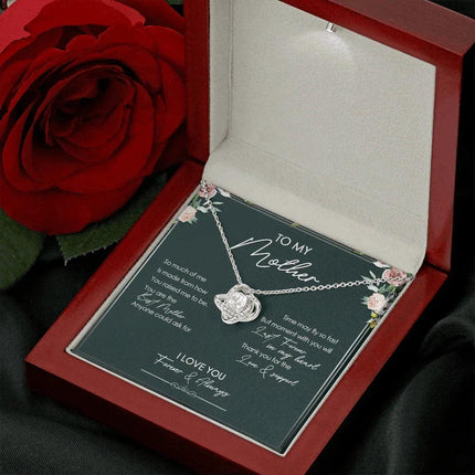 To My Mother - Thank You For Your Love And Support - Necklace SO13V - Charming Present