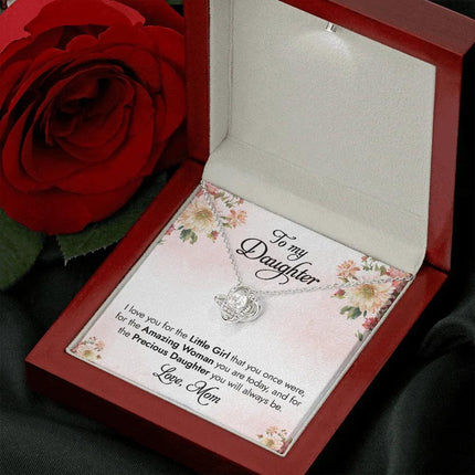 To My Daughter - I Love You For The Little Girl - Necklace SO83 - Charming Present