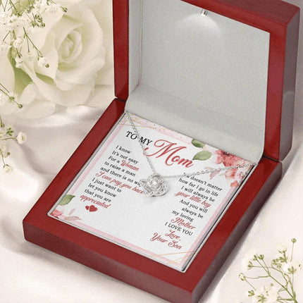 To My Mom - Always Be Your Little Boy - Necklace SO06V - Charming Present