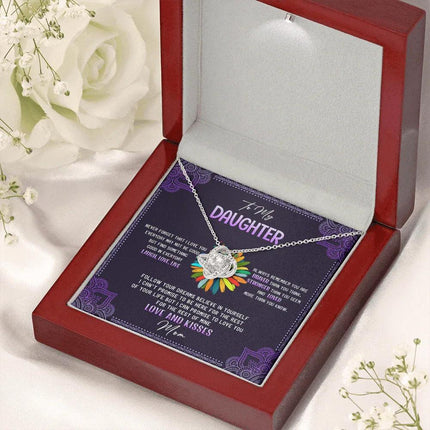 To My Daughter - Never Forget That I Love You - Hippie Necklace SO114T - Charming Present