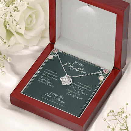 To My Mother - Thank You For Your Love And Support - Necklace SO13V - Charming Present