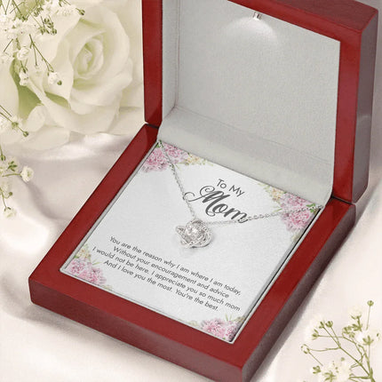To My Mom I Love You The Most - Necklace SO82 - Charming Present