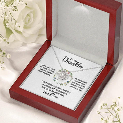 To My Daughter - Love You For The Rest Of Mine - Necklace SO141T - Charming Present
