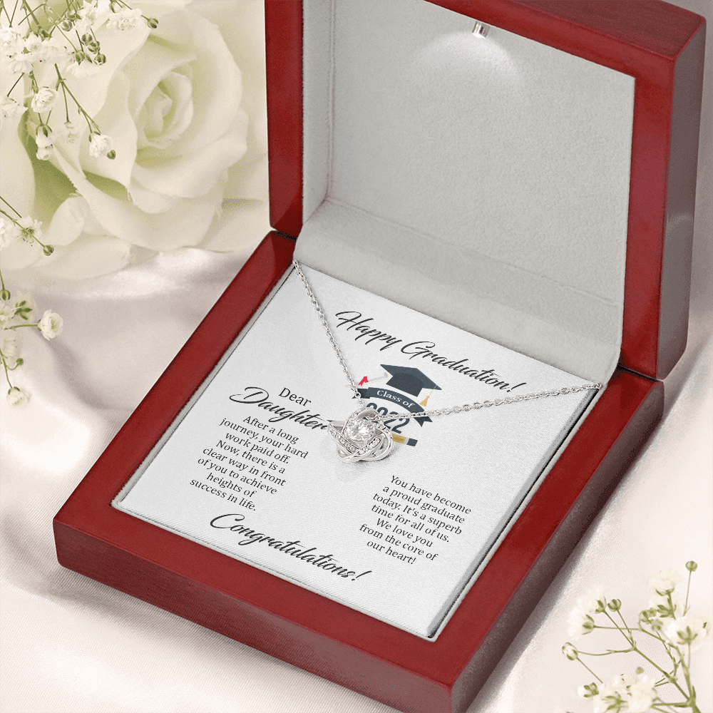 To My Daughter - Happy Your Graduation - Necklace SO110T
