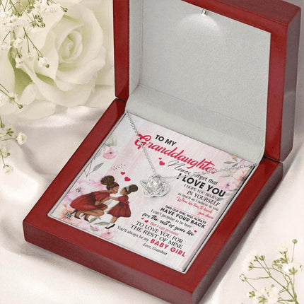 To My Granddaughter - You Will Always Be My Baby Girl - Necklace DR09 - Charming Present