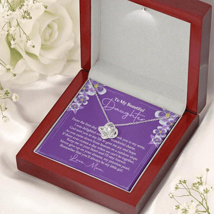To My Beautiful Daughter - You'll Alway Be My Little Girl - Necklace SO76V - Charming Present