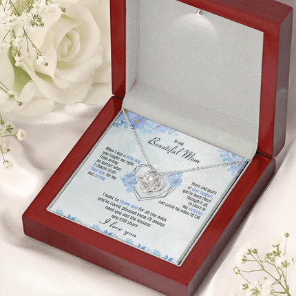 To My Mom I Just Want To Say Thank You - Necklace SO46T - Charming Present