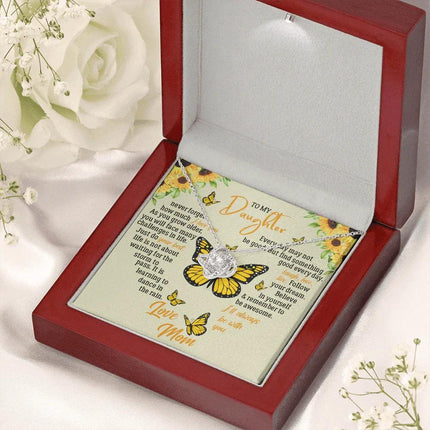 To My Daughter - Never Forget How Much I Love You - Necklace SO121T - Charming Present