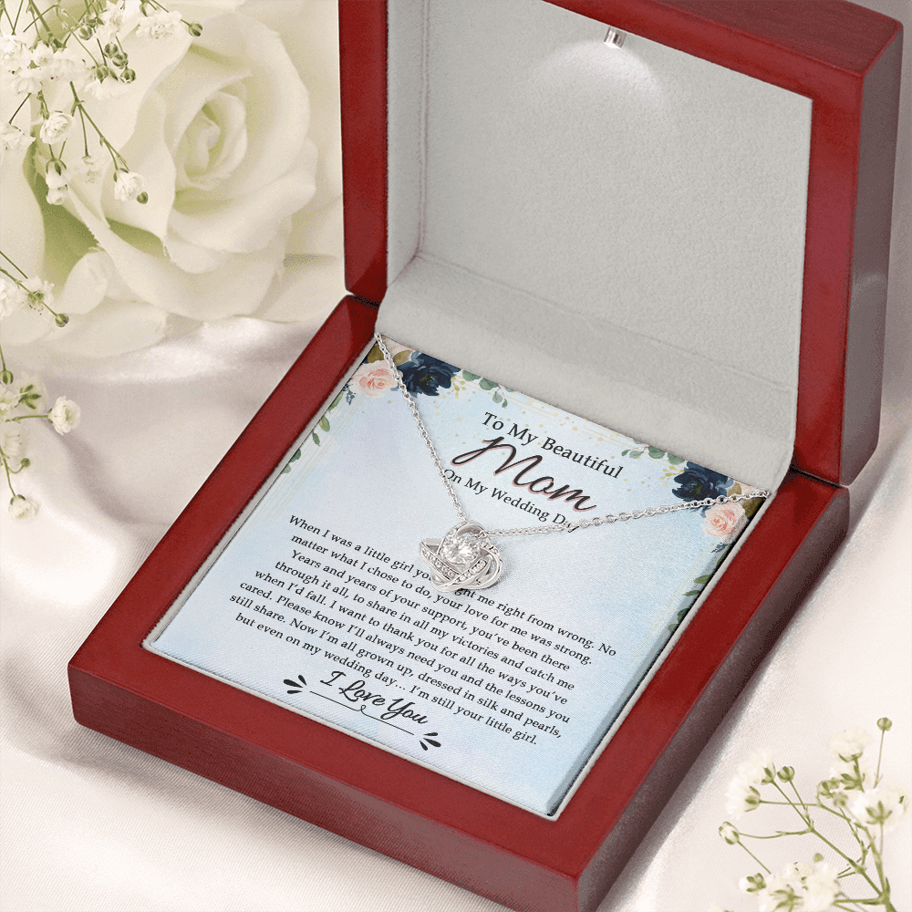 To My Beautiful Mom On My Wedding Day - Necklace SO17V