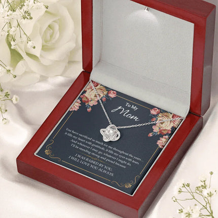 To My Mom - I Will Love You Always - Necklace SO55V - Charming Present
