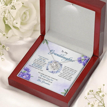 To My Granddaughter You Were And Will Always Be The Best Thing - Necklace SO92 - Charming Present
