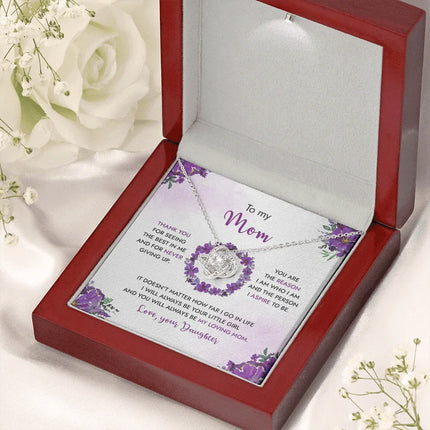 To My Mom - You Will Always Be My Loving Mom - Necklace SO99 - Charming Present