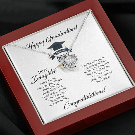 To My Daughter - Happy Your Graduation - Necklace SO110T - Charming Present