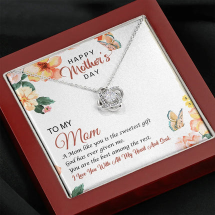 To My Mom - Happy Mother's Day - Necklace SO67V - Charming Present