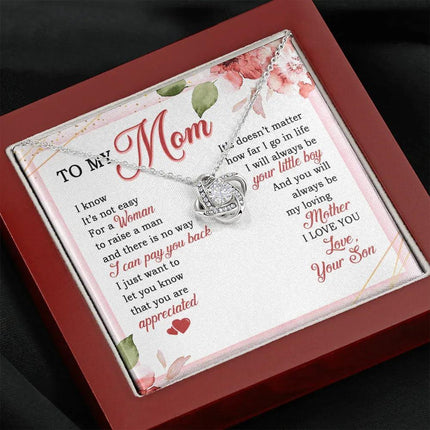 To My Mom - Always Be Your Little Boy - Necklace SO06V - Charming Present