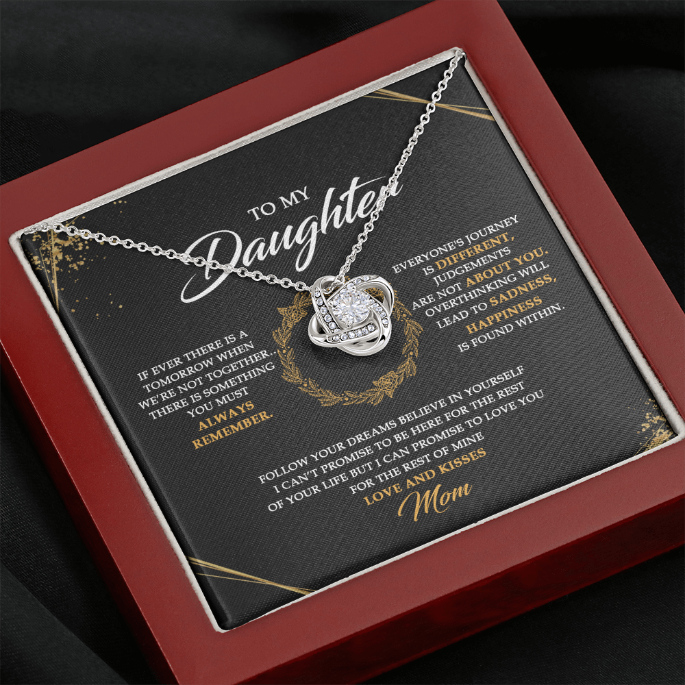 To My Daughter - Never Forget That I Love You - Necklace SO31V