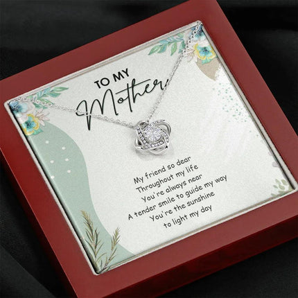 To My Mom You're The Sun Shine To Light My Day - Necklace SO20V - Charming Present