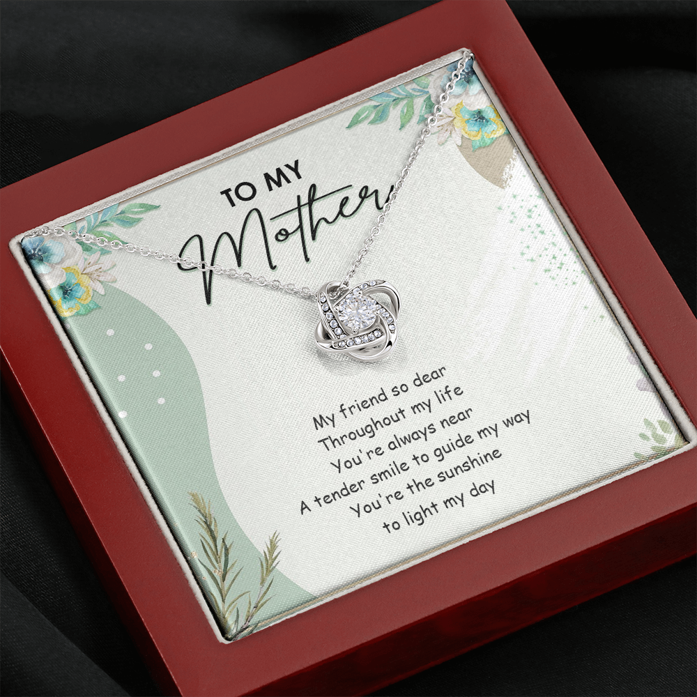 To My Mom You're The Sun Shine To Light My Day - Necklace SO20V