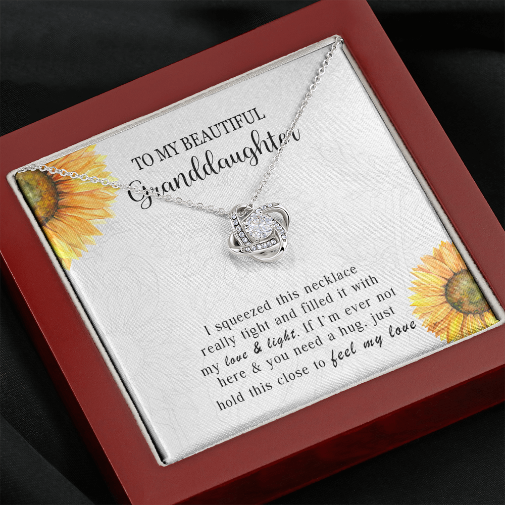 To My Granddaughter - Feel My Love - Necklace DR10