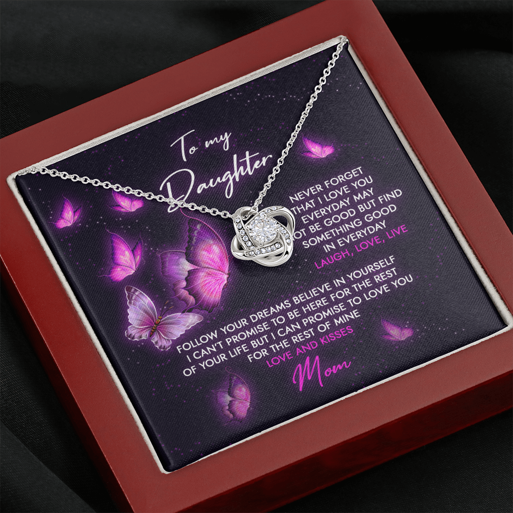 To My Daughter - Never Forget That I Love You - Necklace SO69
