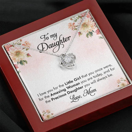 To My Daughter - I Love You For The Little Girl - Necklace SO83 - Charming Present