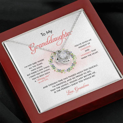 To My Granddaughter You've Been Such A Shining Star - Necklace SO93 - Charming Present