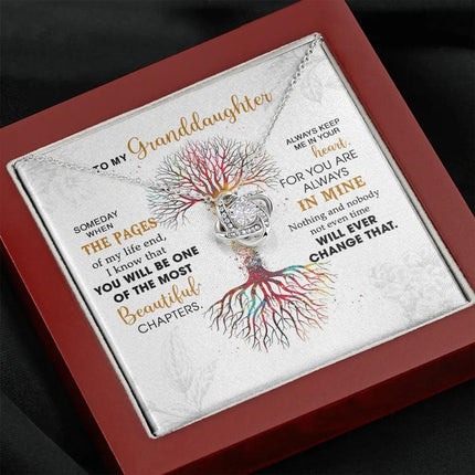 To My Granddaughter - You Are Always In Mine - Necklace DR11 - Charming Present