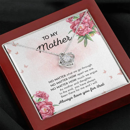 To My Mom I Will Always Love You - Necklace SO79 - Charming Present