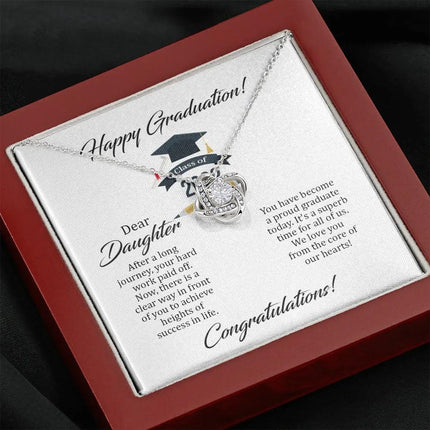 To My Daughter - Happy Graduation - Necklace SO110T - Charming Present